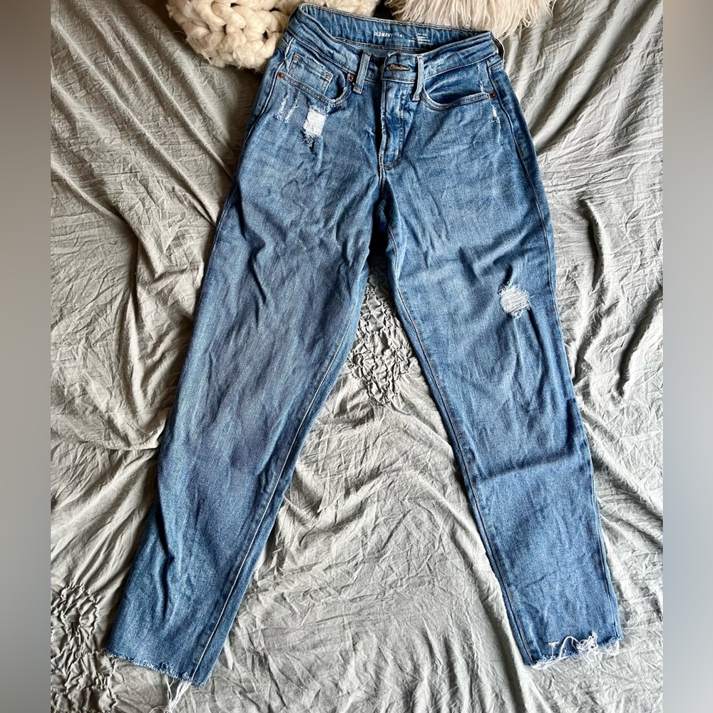 High Rise Curvy Straight Jeans
